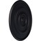 Ekena Millwork Traditional Reece Ceiling Medallion (Fits Canopies up to 5 7/8"), 24 3/8"OD x 1 1/8"P, Steel Gray CM24RESGS - alternate 3